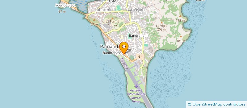 localisation de l'entreprise SARL SPFPL DE PHARMACIEN D OFFICINE BOUSSAIDI à PAMANDZI
