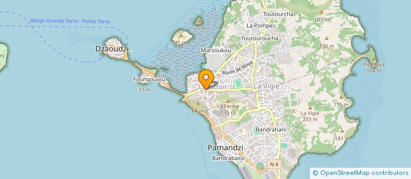 localisation de l'entreprise SARL SPFPL DE PHARMACIEN D'OFFICINE EAP à DZAOUDZI