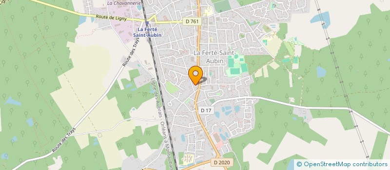 localisation de l'entreprise SARL SPFPL DE PHARMACIEN D'OFFICINE MEUNIER à LA FERTE-SAINT-AUBIN