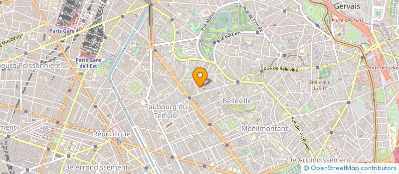 localisation de l'entreprise SARL SPFPL HOROVITZ  PARIS