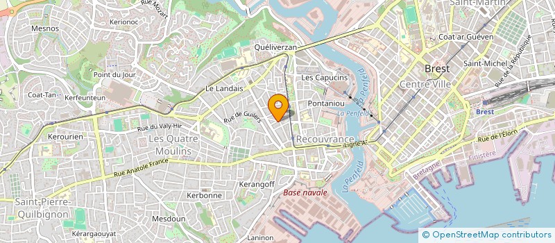 localisation de l'entreprise SARL SPFPL MENS HOLDING à BREST