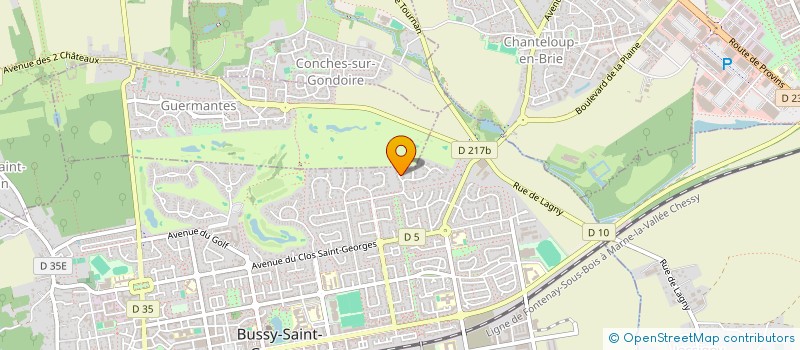 localisation de l'entreprise SARL SPFPL VERT SANTE à BUSSY-SAINT-GEORGES