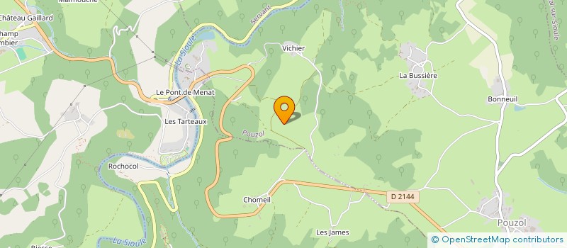 localisation de l'entreprise SARL SPH  POUZOL