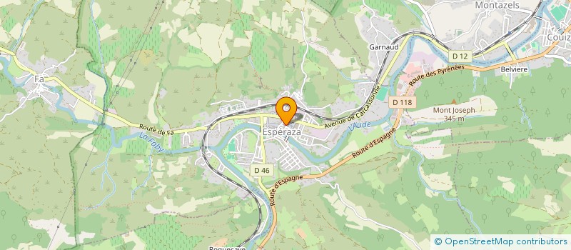 localisation de l'entreprise SARL SPIERAZA à ESPERAZA