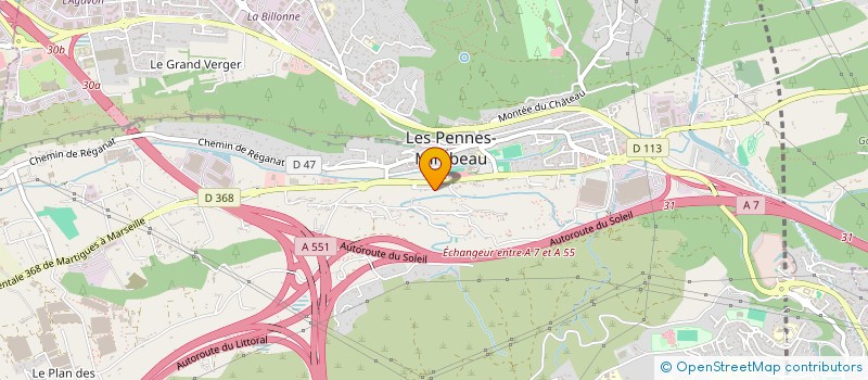 localisation de l'entreprise SARL SPIRAL SPORT à LES PENNES MIRABEAU