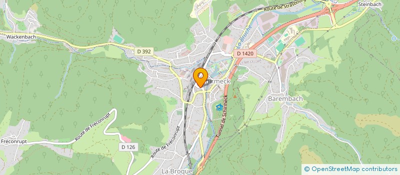 localisation de l'entreprise SARL SPITTEL  LA BROQUE