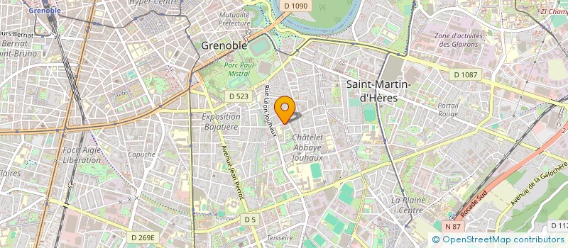 localisation de l'entreprise SARL SPORISERE  GRENOBLE