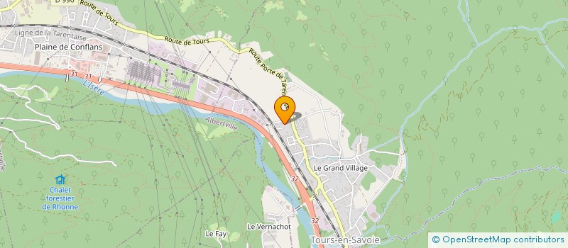 localisation de l'entreprise SARL SPORT BOUTIQUE 2000  TOURS-EN-SAVOIE