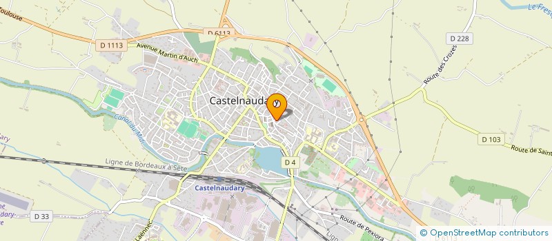 localisation de l'entreprise SARL SPORT FITNESS 2000  CASTELNAUDARY