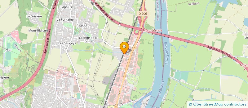 localisation de l'entreprise SARL SPORT GM  CHARNAY-LES-MACON