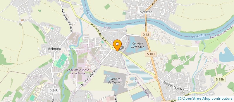 localisation de l'entreprise SARL SPORT MOTO à PONT-DE-CHERUY