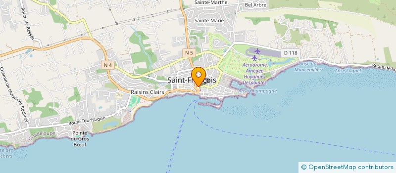 localisation de l'entreprise SARL SPORT SYSTEM à SAINT-FRANCOIS