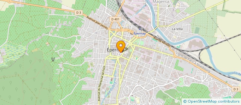 localisation de l'entreprise SARL SPORTCO à EPERNAY