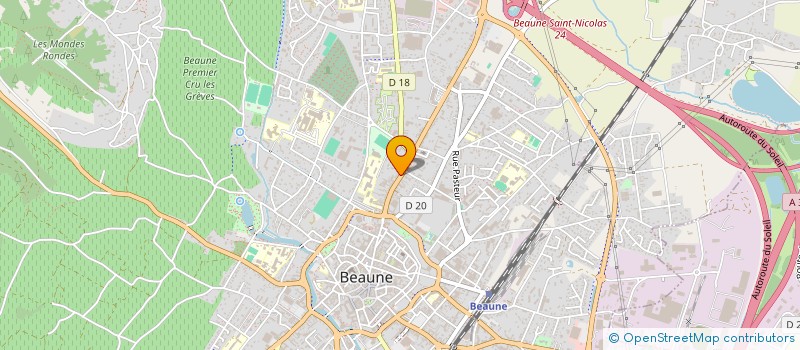 localisation de l'entreprise SARL SPORTMANIA à BEAUNE