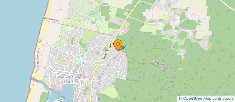 localisation de l'entreprise SARL SPORTS CAMPUS INTERNATIONAL  VIEUX-BOUCAU-LES-BAINS