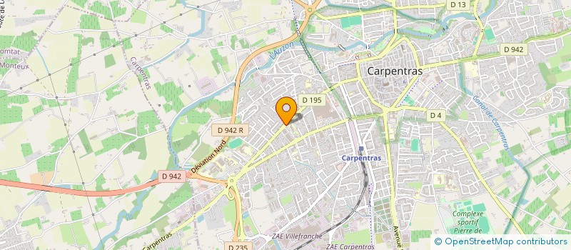 localisation de l'entreprise SARL SPORTS ET LOISIRS à CARPENTRAS
