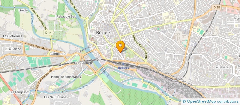 localisation de l'entreprise SARL SPORTS MOTOS à BEZIERS