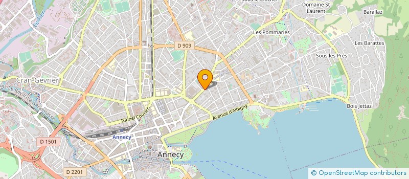 localisation de l'entreprise SARL SPORTS SUD à ANNECY