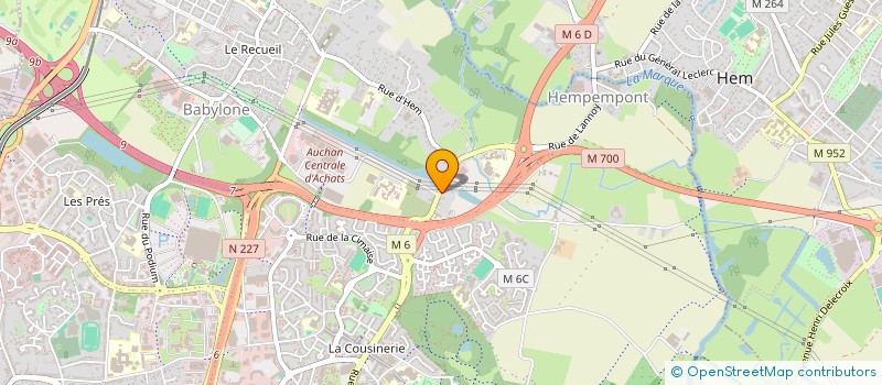 localisation de l'entreprise SARL SPRIET à VILLENEUVE-D'ASCQ