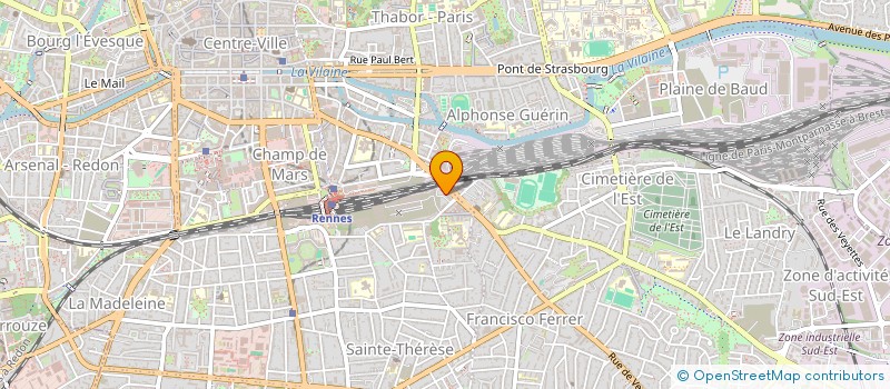 localisation de l'entreprise SARL SPRINT SHOPPING  RENNES