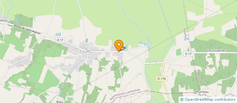 localisation de l'entreprise SARL SPV 41  COUFFY