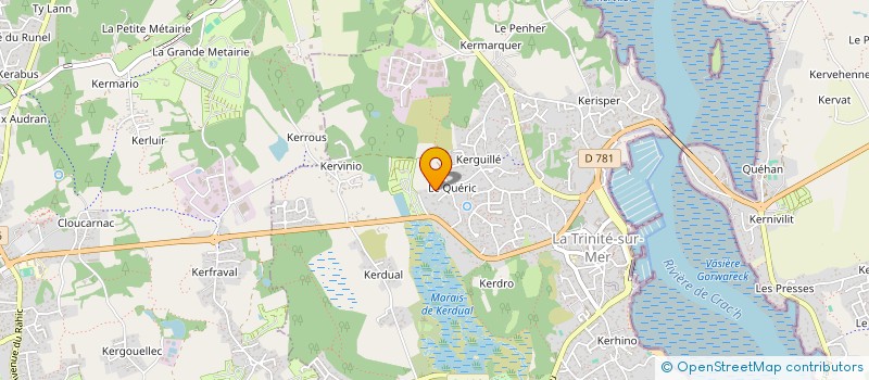 localisation de l'entreprise SARL SQUAW  LA TRINITE-SUR-MER