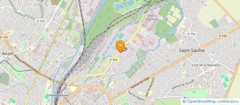 localisation de l'entreprise SARL SRD à VALENCIENNES
