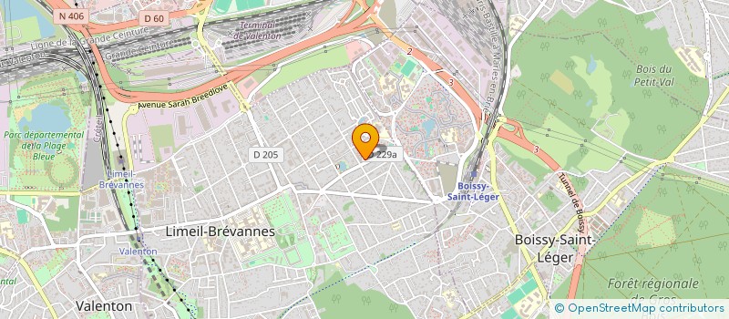 localisation de l'entreprise SARL SREYA  LIMEIL-BREVANNES