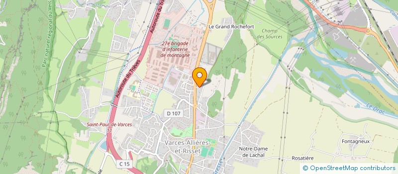 localisation de l'entreprise SARL SRGP CONSTRUCTION  VARCES-ALLIERES-ET-RISSET