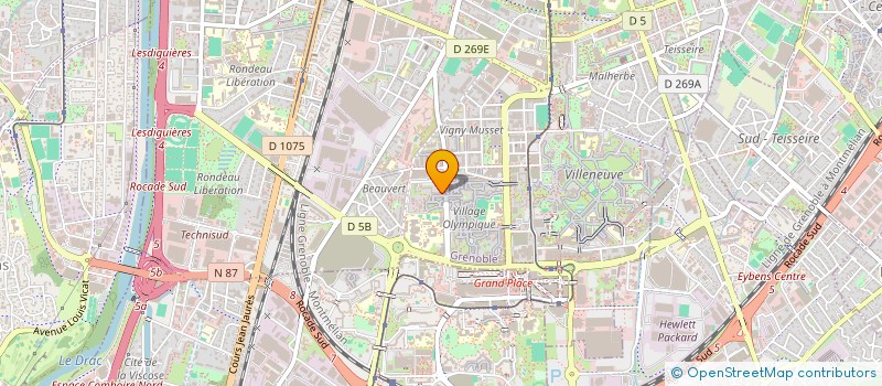 localisation de l'entreprise SARL SRH BATIMENTS à GRENOBLE