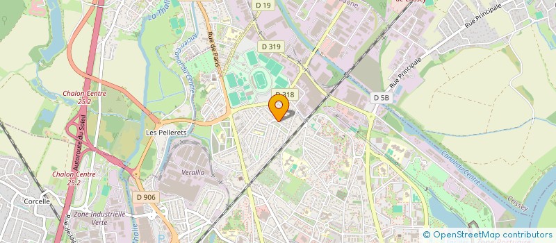 localisation de l'entreprise SARL SRKN CARRELAGE à CHALON-SUR-SAONE