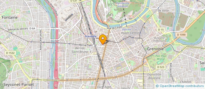 localisation de l'entreprise SARL SRVM à GRENOBLE