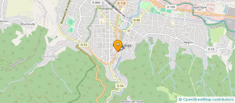 localisation de l'entreprise SARL SS à MAZAMET
