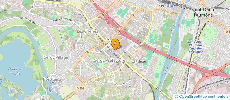 localisation de l'entreprise SARL SSA à CERGY