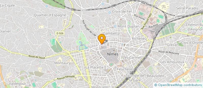 localisation de l'entreprise SARL ST CLAIR à NIMES