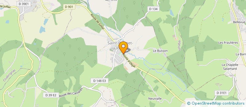 localisation de l'entreprise SARL ST DUO  SAINT-BONNET-LA-RIVIERE