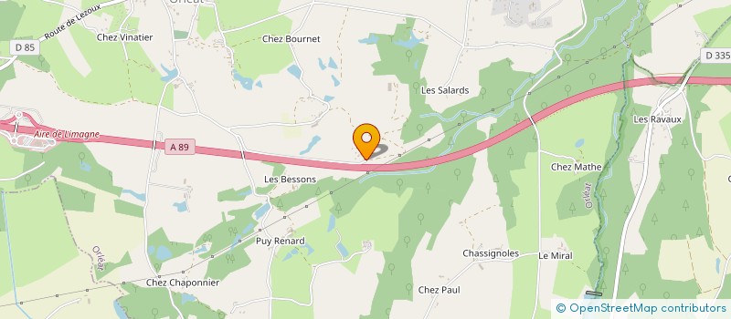 localisation de l'entreprise SARL ST GEORGES  ORLEAT