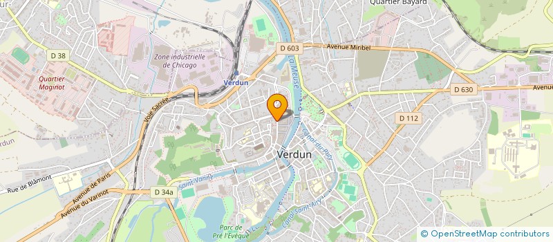 localisation de l'entreprise SARL ST HONORE  VERDUN