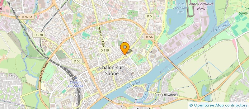 localisation de l'entreprise SARL ST JEAN  CHALON-SUR-SAONE