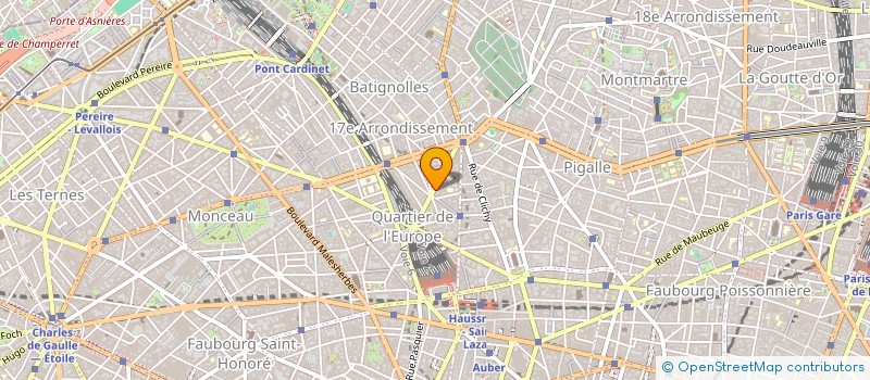 localisation de l'entreprise SARL ST-LAZARE SOLEIL  PARIS