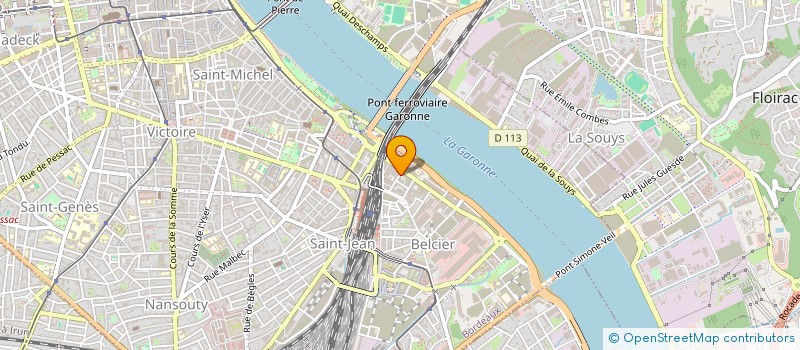 localisation de l'entreprise SARL STAG à BORDEAUX