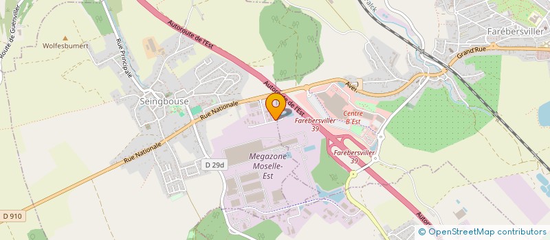 localisation de l'entreprise SARL STAGNO  SEINGBOUSE