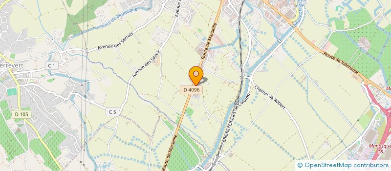 localisation de l'entreprise SARL STAM à MANOSQUE