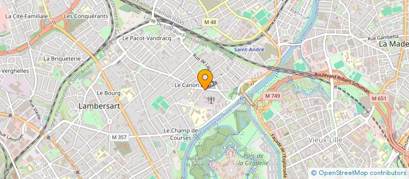 localisation de l'entreprise SARL STAMPER-DECALLONNE à LAMBERSART