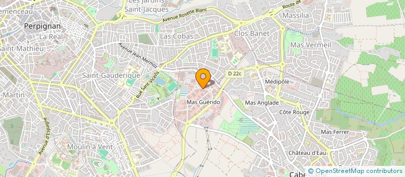 localisation de l'entreprise SARL STANDING AUTO à CABESTANY