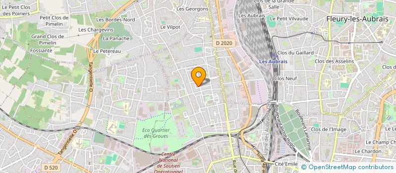 localisation de l'entreprise SARL STAR-AUTO 45 à ORLEANS