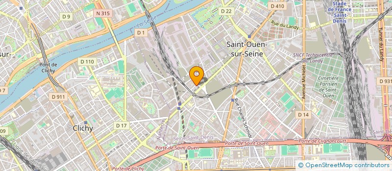 localisation de l'entreprise SARL STAR AUTOS à SAINT-OUEN-SUR-SEINE
