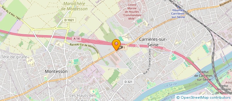 localisation de l'entreprise SARL STAR CONSTRUCTIONS à CARRIERES-SUR-SEINE