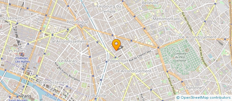 localisation de l'entreprise SARL STAR GOLD  PARIS