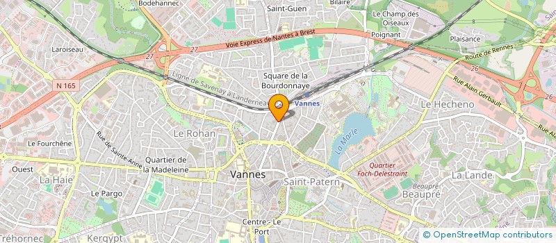 localisation de l'entreprise SARL STAR LIGNE à VANNES